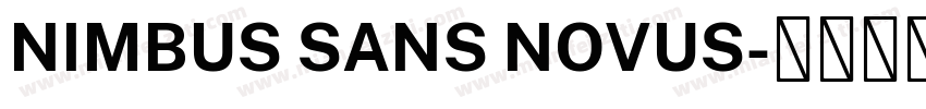 NIMBUS SANS NOVUS字体转换
